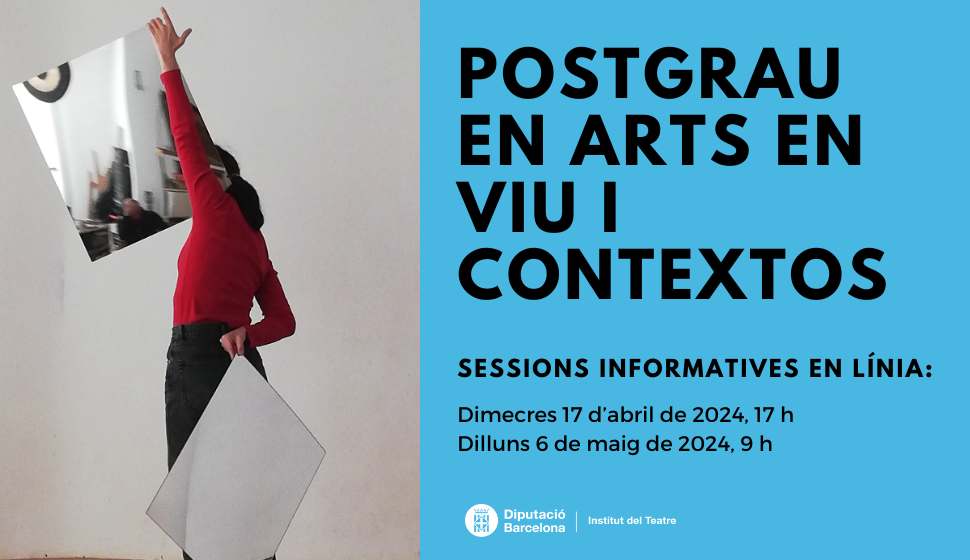 Sessions informatives Postgrau Arts en viu i contextos 2024