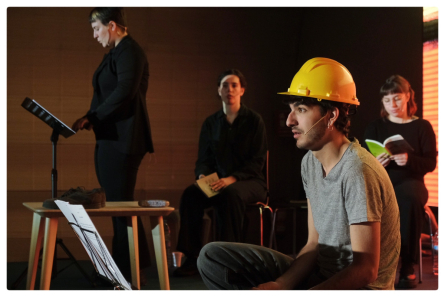 Lectura dramatitzada de "De azúcar" a Madrid. Imatge de Gonzalo Moreno