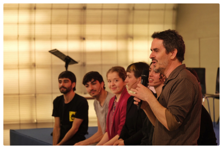 Lectura dramatitzada de "De azúcar" a Madrid. Imatge de Gonzalo Moreno