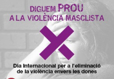 Campanya Diguem prou a la violència masclista 2016