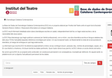 Base de Dades de Dramatúrgia Catalana