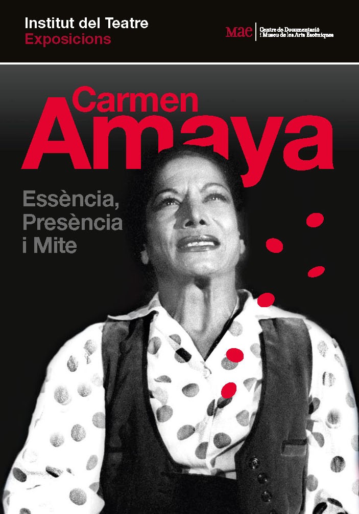 Cartell de l'exposició Carmen Amaya