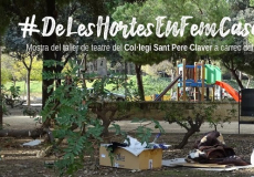 Cartell de la peça teatral #DelesHortesEnFemCasaNostra