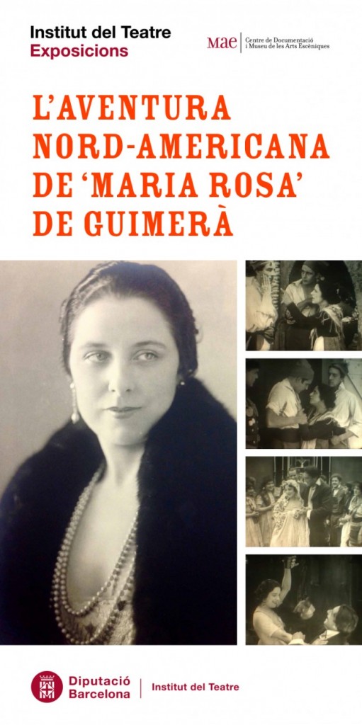 Cartell exposició L’aventura nord-americana de Maria Rosa de Guimerà