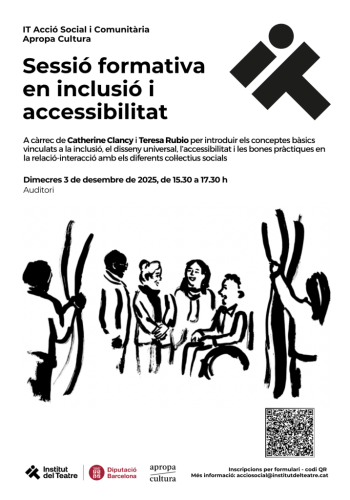 Xerrada d'Apropa Cultura sobre accessibilitat a les arts escèniques