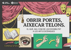 Imatge de l'exposició del MAE dedicada a l'accessibilitat en les arts escèniques