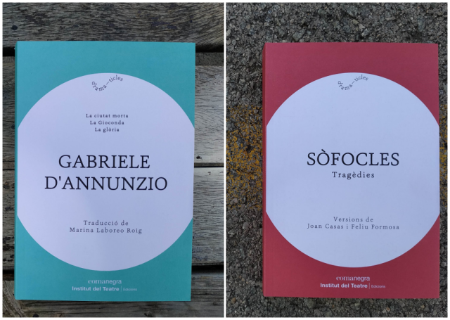 Antologies de Sòfocles i D'annunzio editades el setembre del 2019