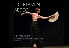 Cartell del II Certamen Coreogràfic de l'AEDEC