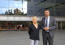 El conseller de Cultura, Santi Vila, a l'Institut del Teatre