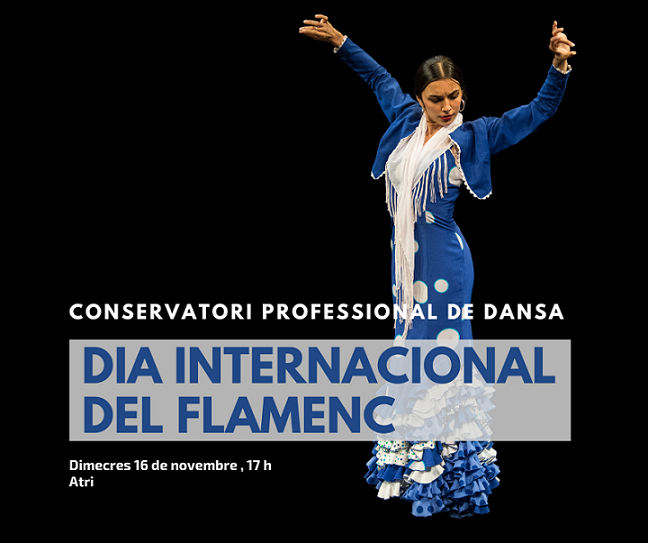 El Dia del Flamenc es commemorarà amb actuacions a l'Atri de l'Institut del Teatre. Fotografia: Jordi Vidal