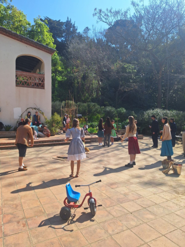 Gravació de l'audiovisual al Jardí Botànic Històric