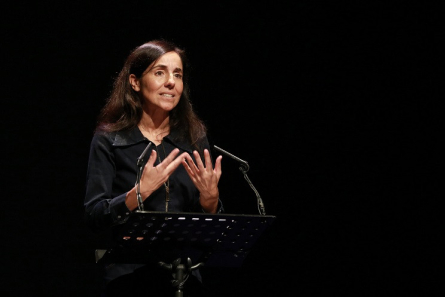 Sílvia Ferrando, directora de l'Institut del Teatre, durant la seva intervenció. Fotografia: Diputació de Barcelona