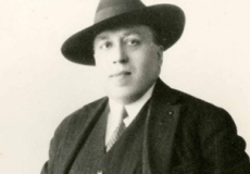 Gastó i Cecília Màntua, dramaturgs catalans. Imatge del fons del MAE