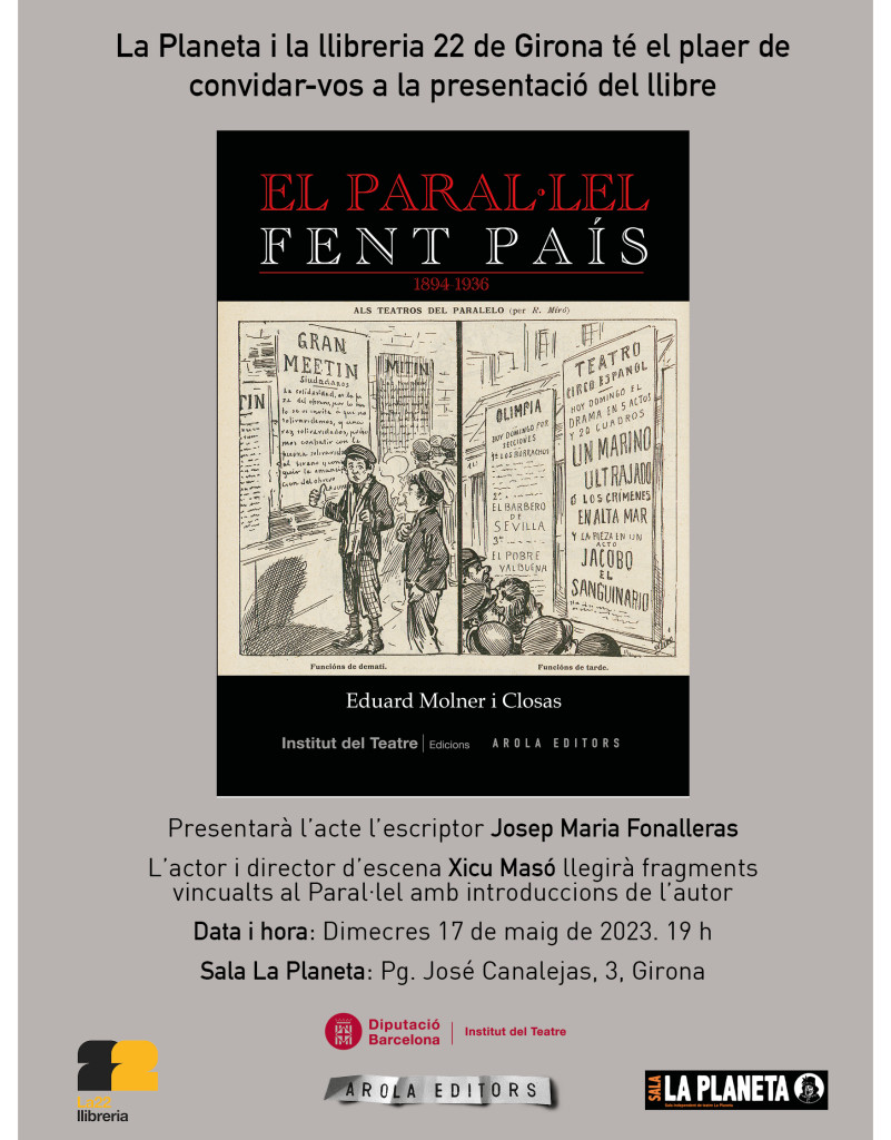 Presentació llibre El Paral·lel a Girona