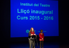 Inauguracio de curs 15 16 merce conesa i magda puyo foto oscar ferrer