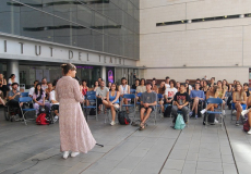 Rebuda dels alumnes de 1r curs de l'ESAD