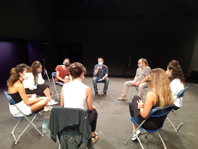 Audició d'IT Teatre 2021 amb el director Fabrice Murgia