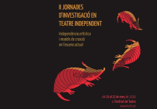 Cartell II Jornades d'investigació en teatre independent