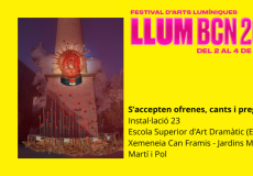 Imatge de la proposta de l'ESAD al Llum Barcelona 24