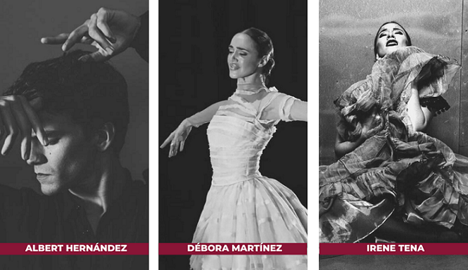 Albert Hernández, Débora Martínez i Irene Tena, graduats del CPD que triomfen al Ballet Nacional de España