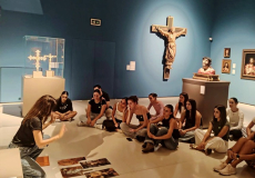 1a visita al MNAC de l'alumnat del CPD a la 4 edició del projecte El Museu Dansat