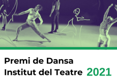 Convocatòria 2021 del Premi de Dansa de l'Institut del Teatre