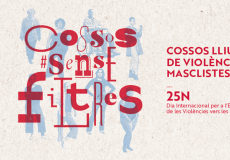 Acte de Diputació de Barcelona en motiu del 25N