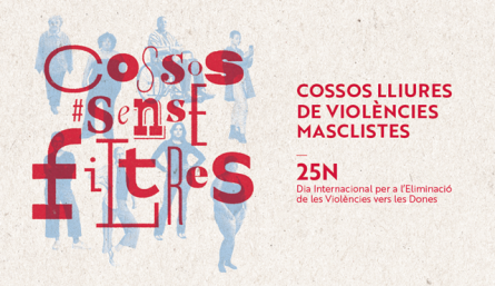 Acte de Diputació de Barcelona en motiu del 25N