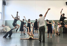 Imatge dels assajos d'Espurnes Barroques a l'Institut del Teatre