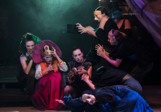 Imatge d' "Extraordinària" amb alumnat de 4t d'ESAD. Foto de Jordi Vidal