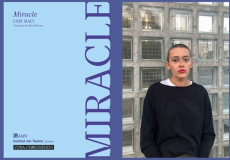 Imatge de la portada del nou volum "Miracle" i de la seva autora Enis Maci"