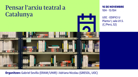 Pensar l'arxiu teatral