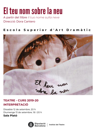 Portada El teu nom sobre la neu