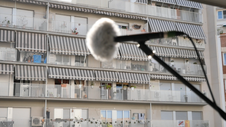 Imatge de les presentacions dels treballs de les alumnes del Postgrau en Escena i Tecnologia Digital