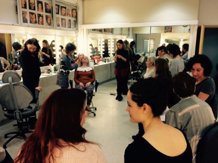 Taller de maquillatge expo actrius catalanes 1