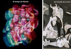 Imatge dels cartells dels espectacles que l'alumnat representarà a Terrassa