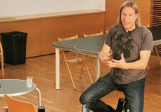 Serge Von Arx, dir. artístic escenografia Norwegian Theatre Academy. Fotografia: Teatre Lliure