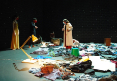 Assaig d'"Un somni", taller de 3r del 2020 dirigit per la professora Carlota Subirós